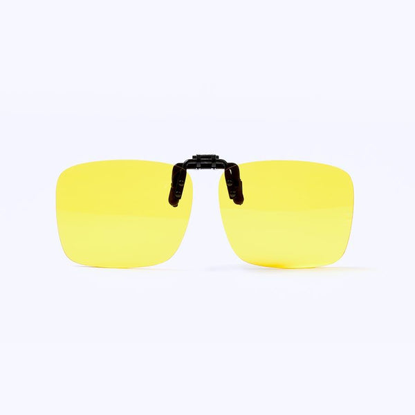 lunettes verres jaunes lusee clip face